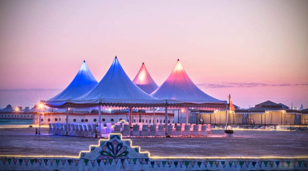 Narmada Tent city Gujarat Rann Utsav