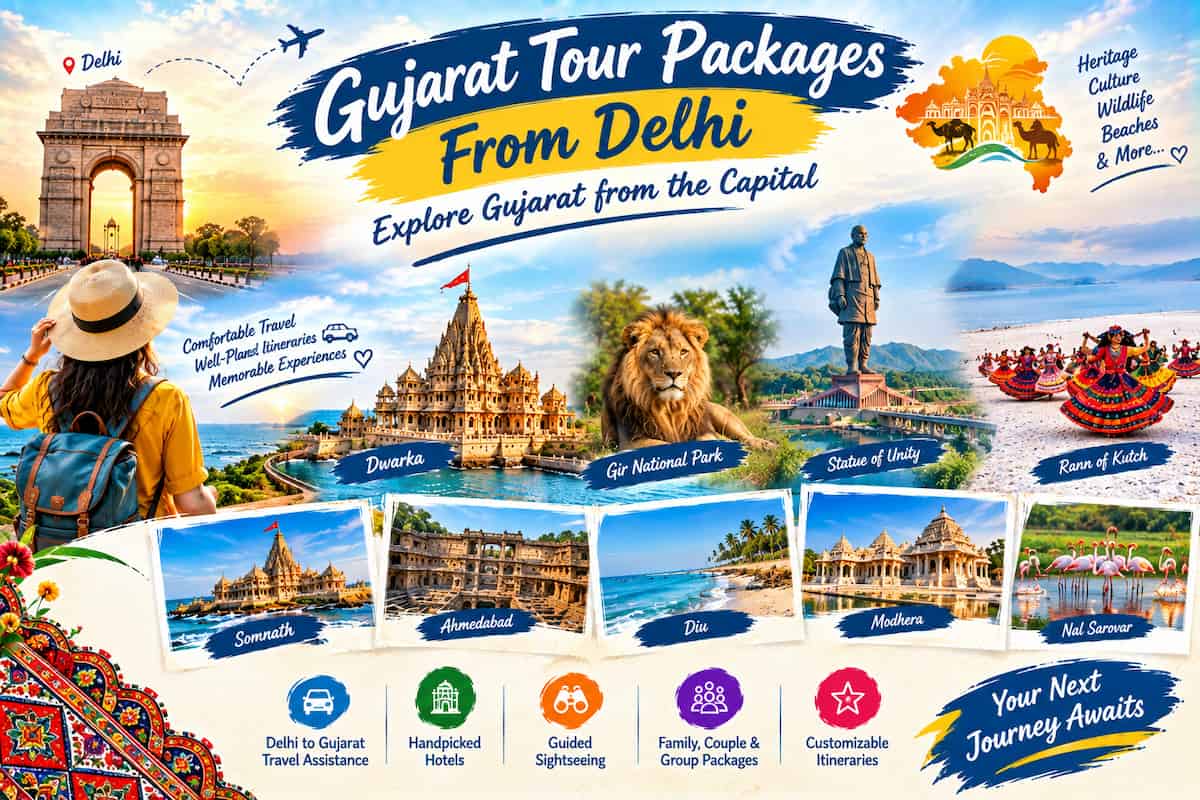 Gujarat Tour Packages From Delhi